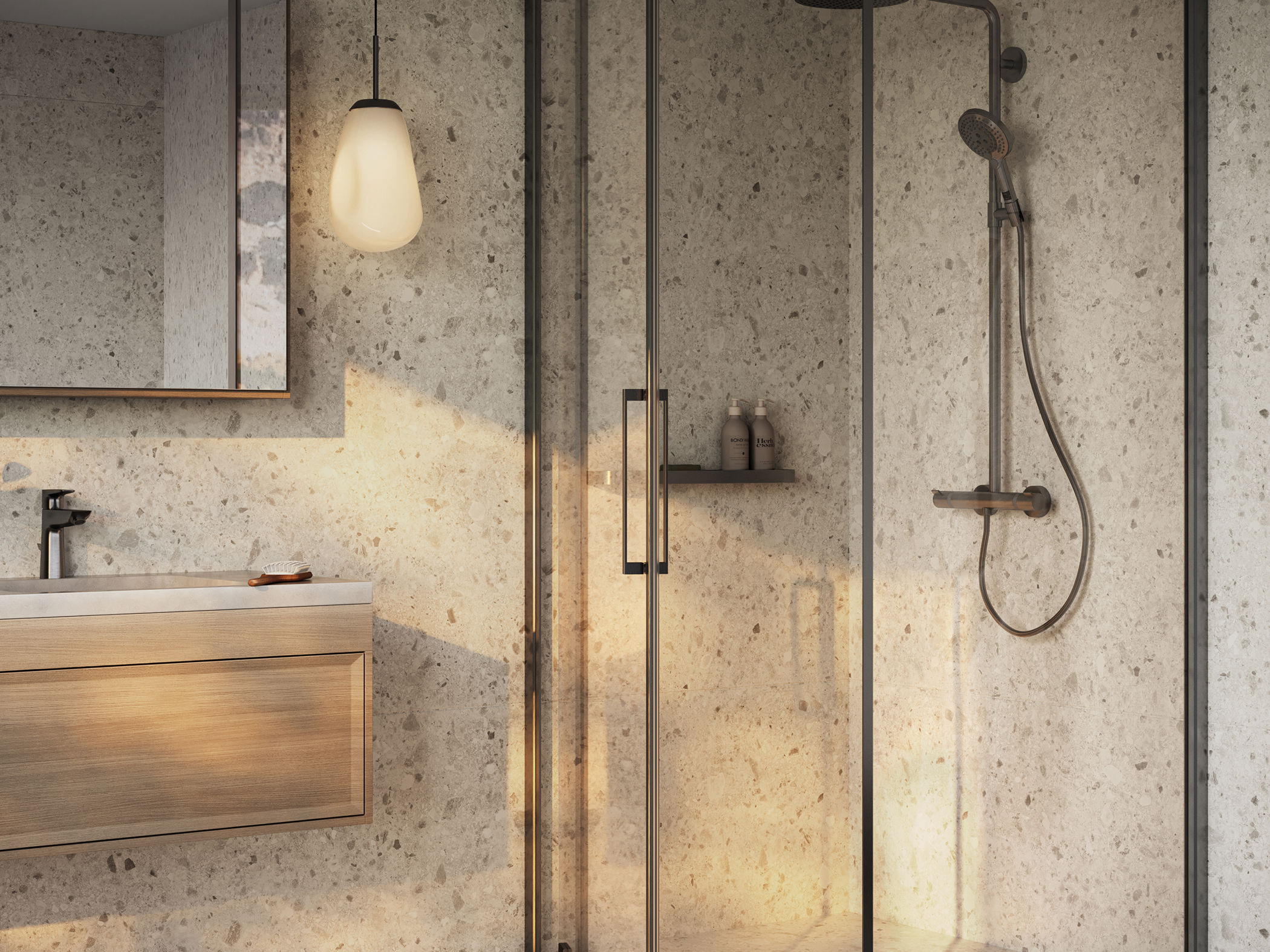 Aquarelle, Breccia, våtrumsvinyl, Tarkett