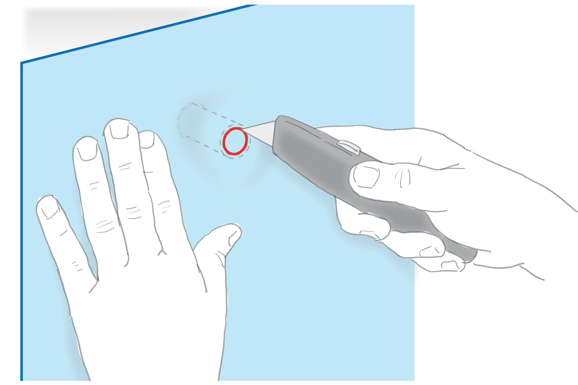 tatning av rorgenomforing vagg plastmatta steg-2