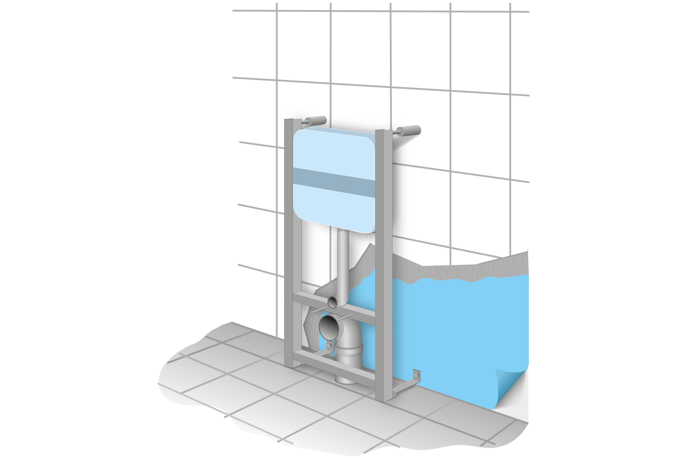 krav pa tatskikt bakom wc fixtur