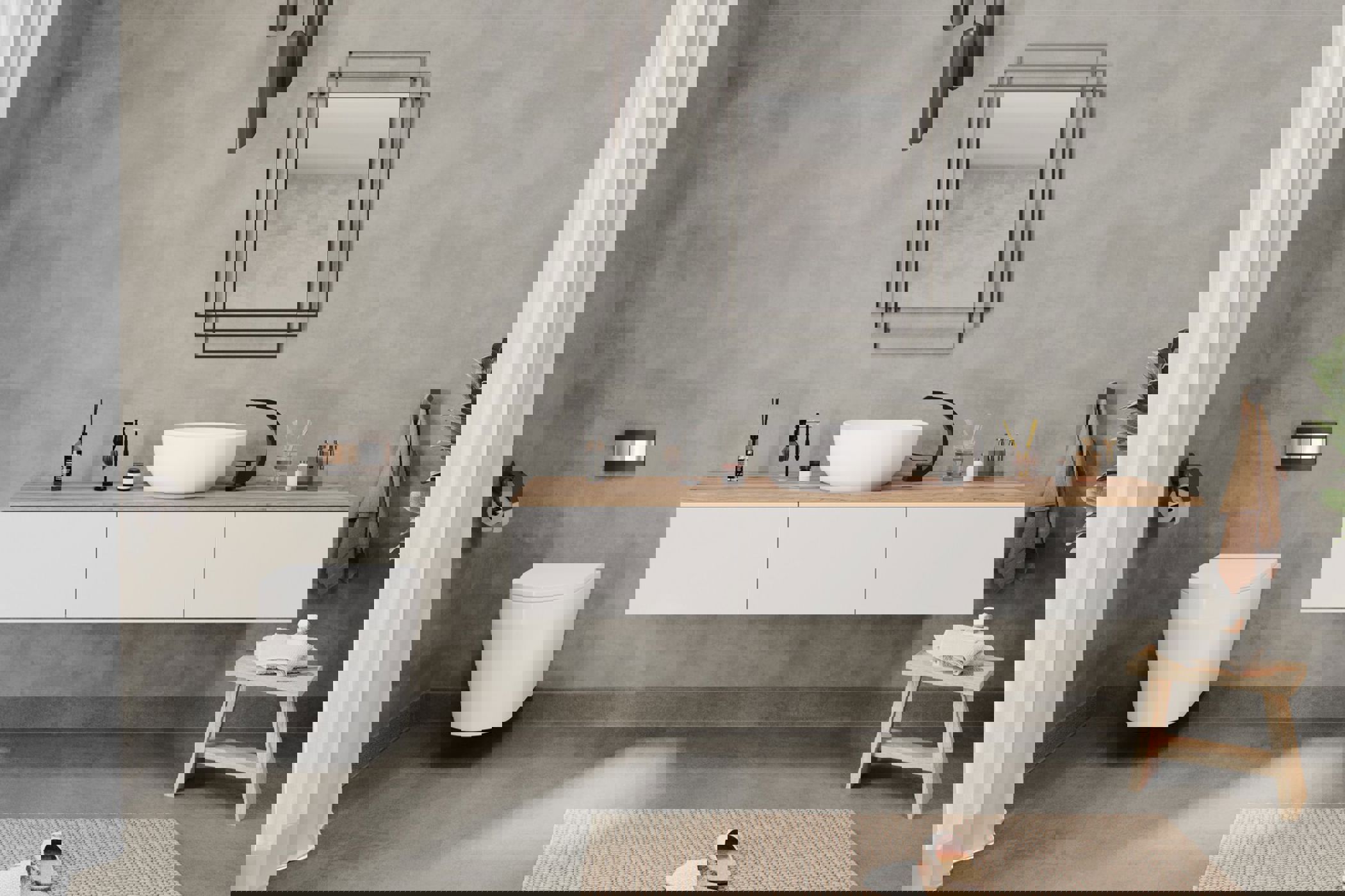 Tarkett Aquarelle Raw Concrete Dark Grey